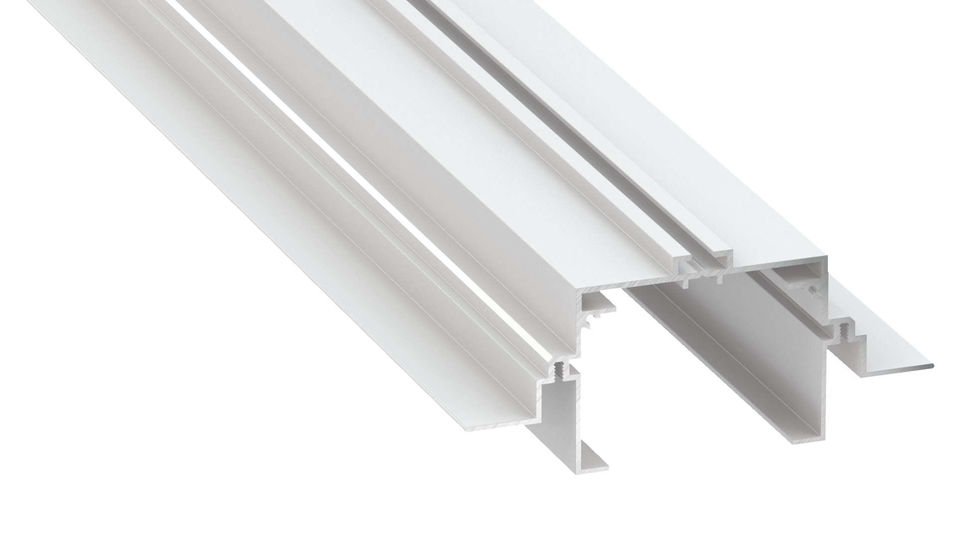 Profile Lumines type Talia M4 lacquered white, 4,15 m